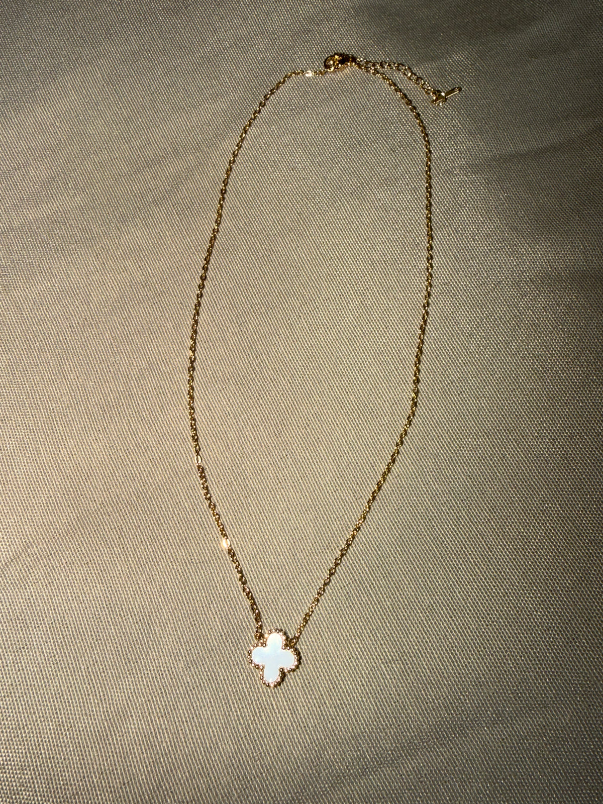 White Clover Necklace