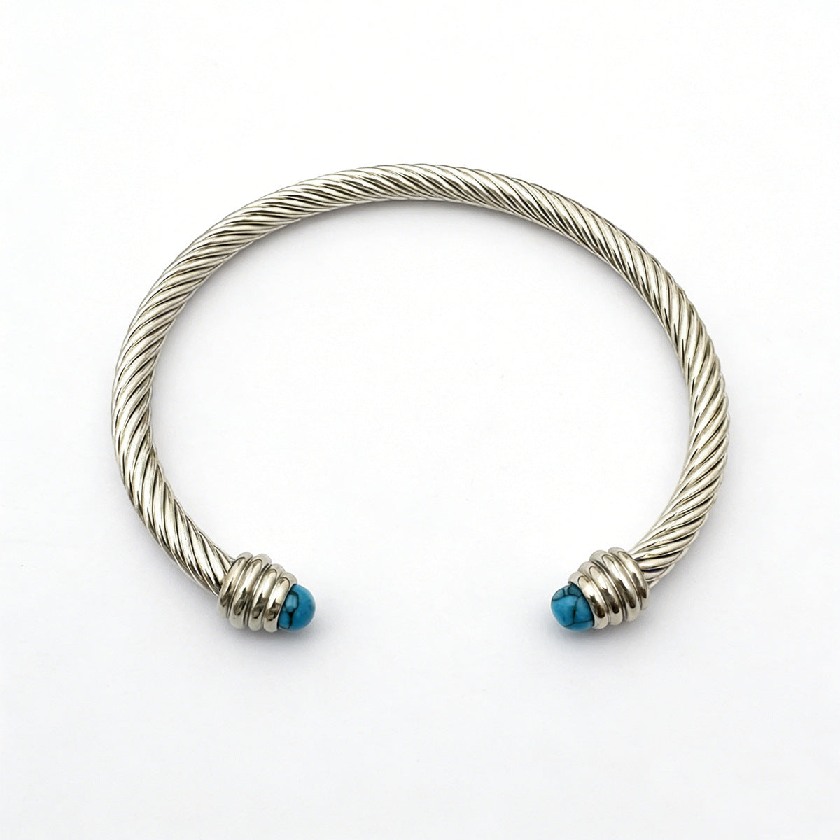 Silver Turquoise Bangle