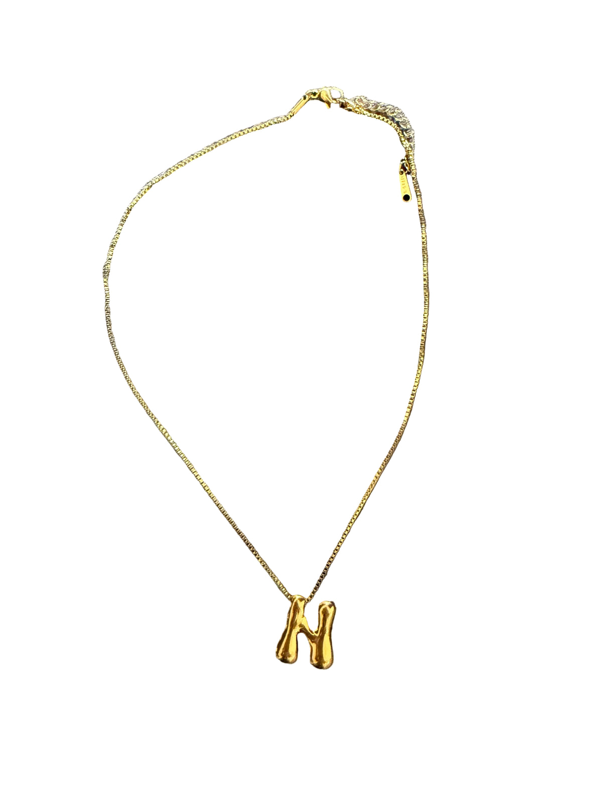 Initial N Necklace