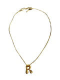 Initial R Necklace