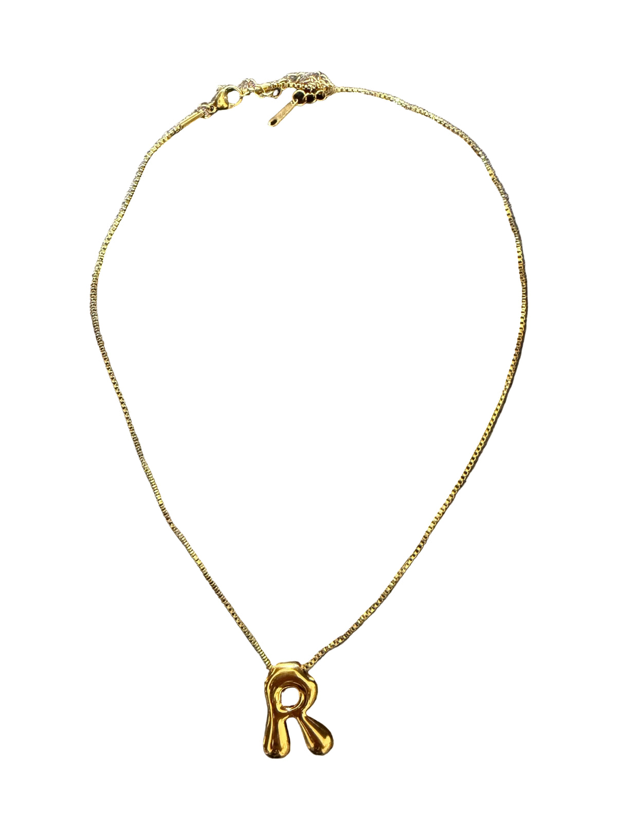 Initial R Necklace