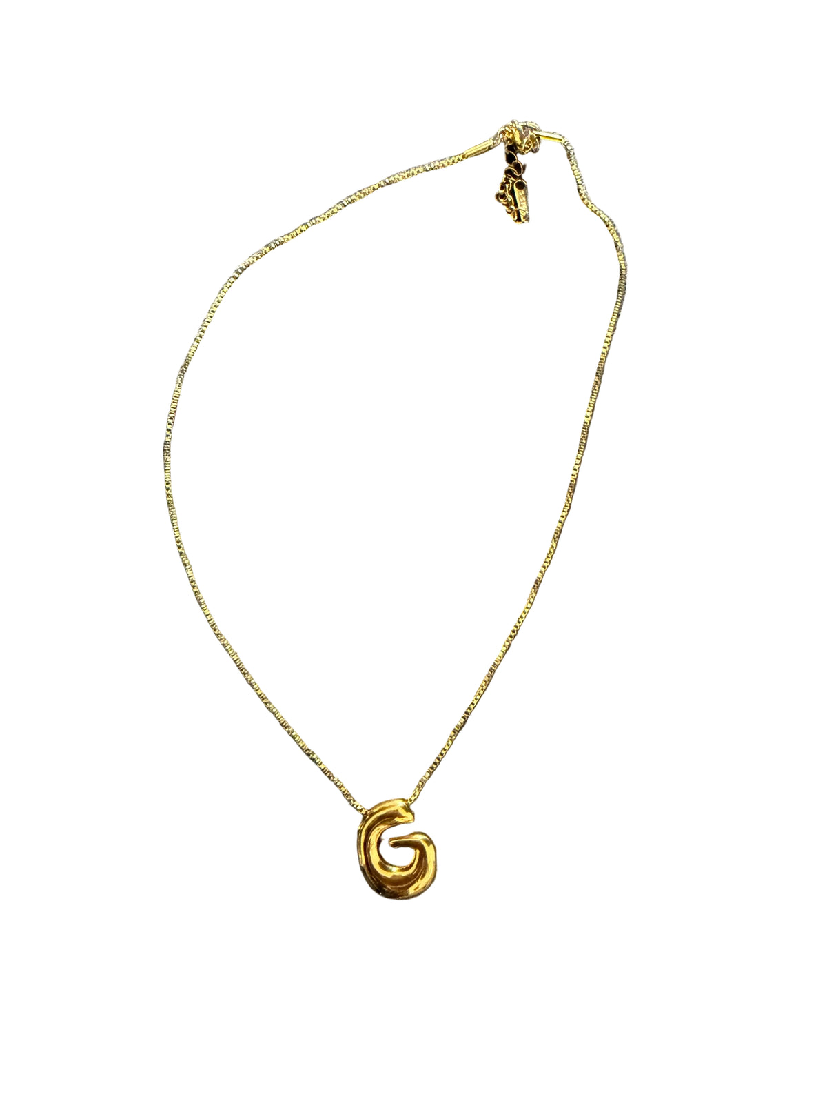 Initial G Necklace
