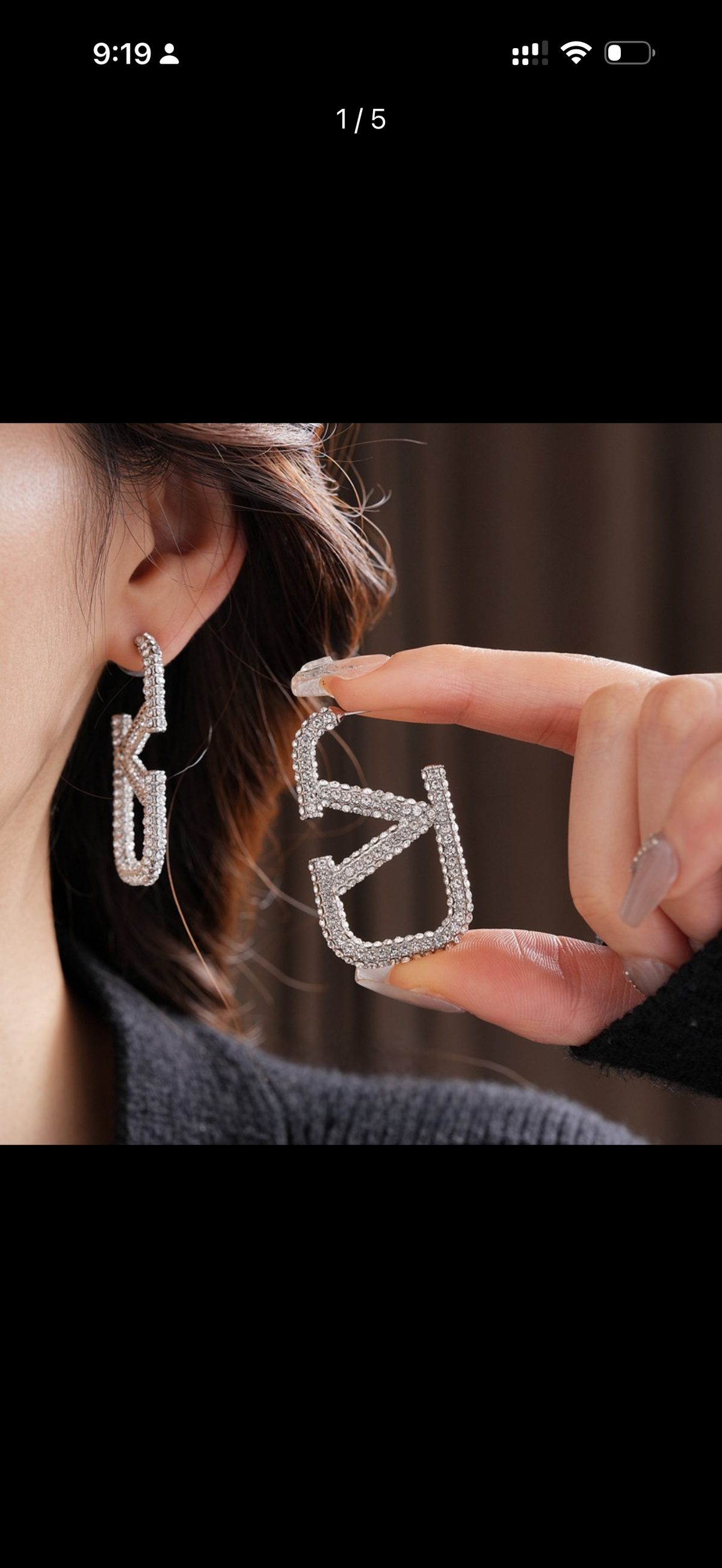 V Earrings