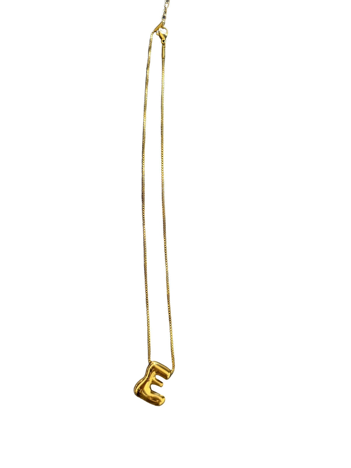 Initial E Necklace
