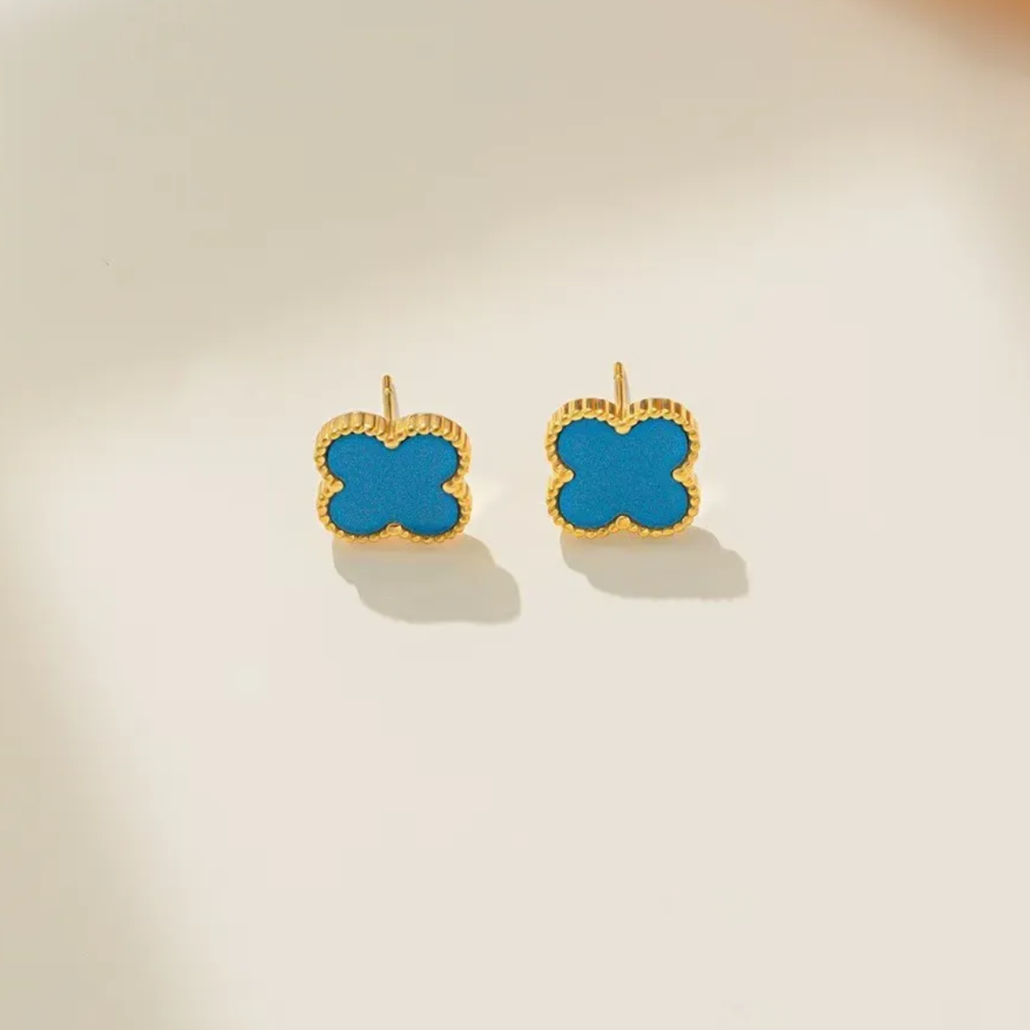 Blue Clover Jewelry Set