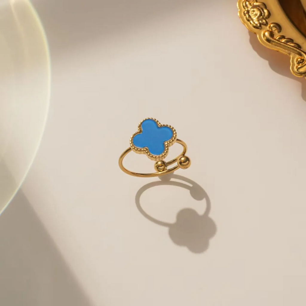 Blue Clover Jewelry Set