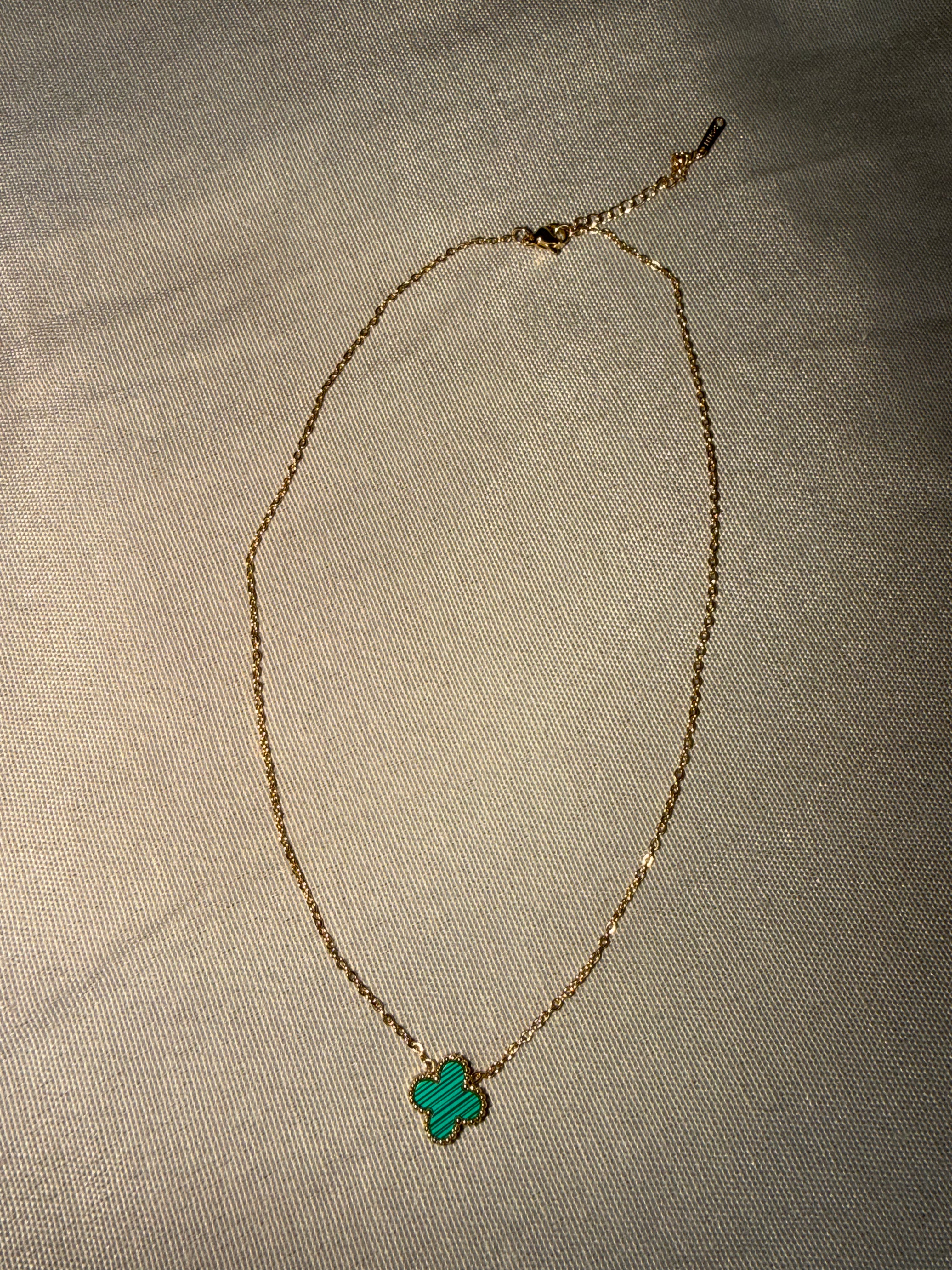Green Clover Necklace
