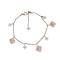 Rose Gold Clover Bracelet