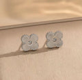 Single Clover Earrings