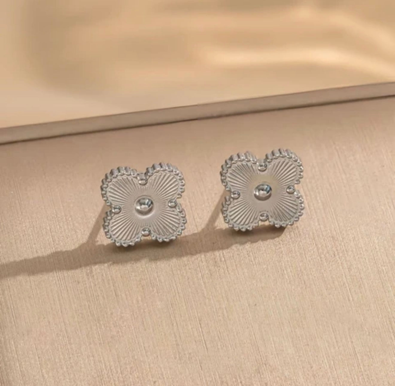Single Clover Earrings