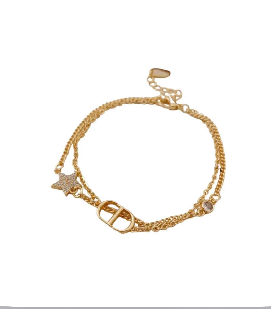 CD Chain Bracelet